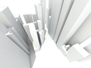 Abstract cityscape clipart