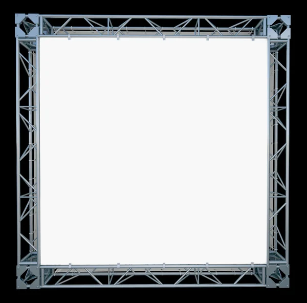 Blank white banner — Stock Photo, Image