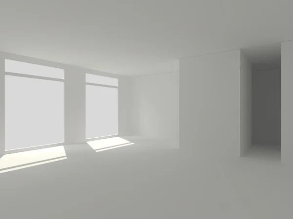 Witte kamer — Stockfoto
