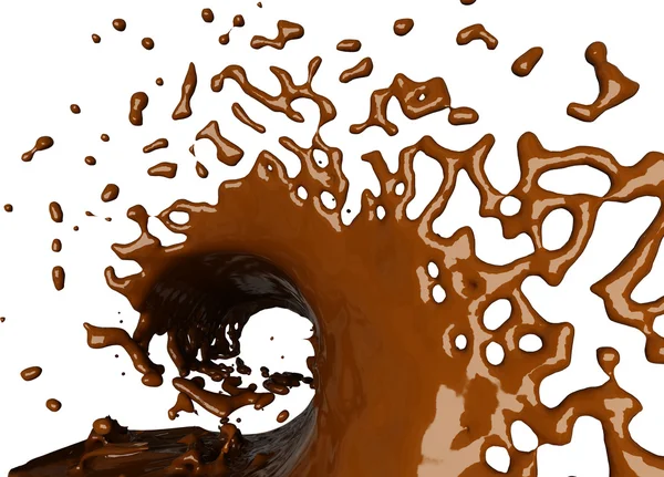 Шоколадная волна — стоковое фото
