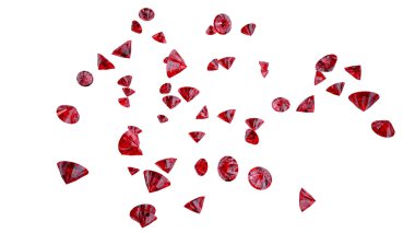 Red jewels clipart