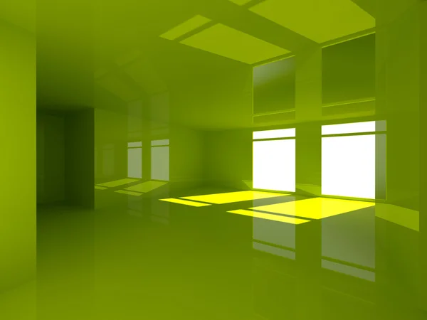 Groene kamer — Stockfoto