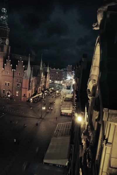 Gece şehir manzaralı — Stok fotoğraf