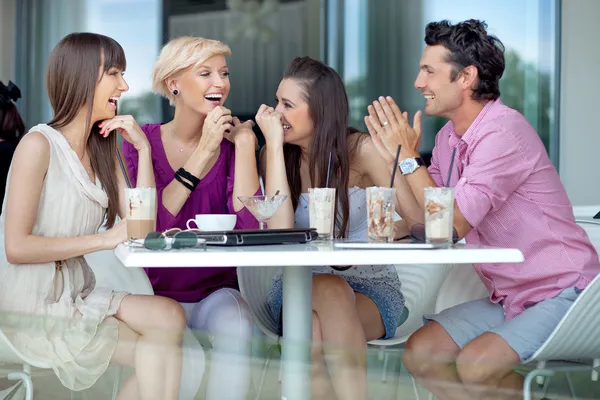 Cheerful group of friends — Stock Photo, Image