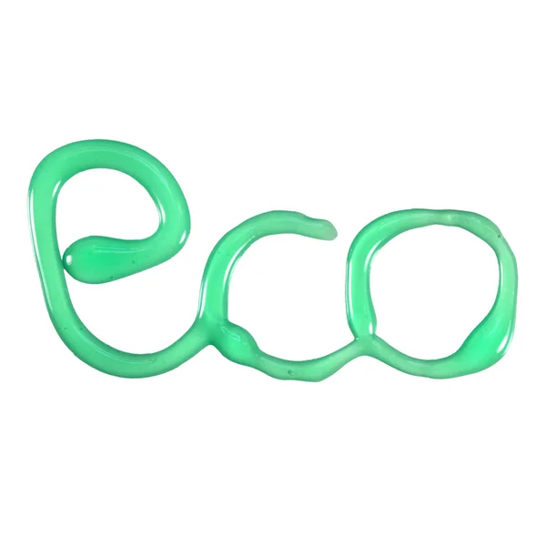 Eco λέξη — Φωτογραφία Αρχείου