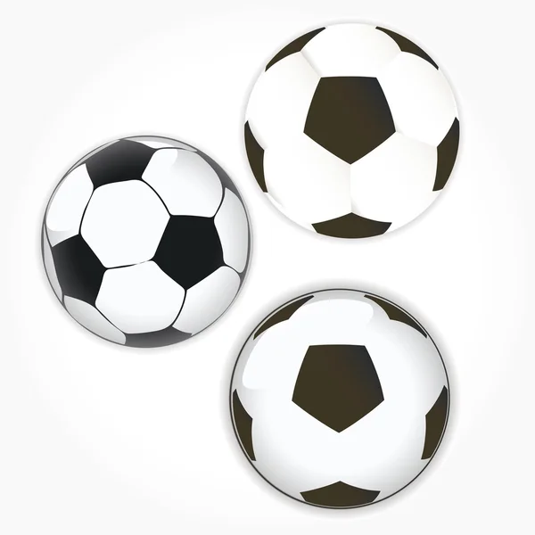 Set pelota deportes fútbol fútbol cómic ilustración —  Fotos de Stock