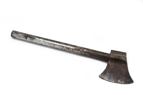 Velho machado no fundo branco, isolado — Fotografia de Stock