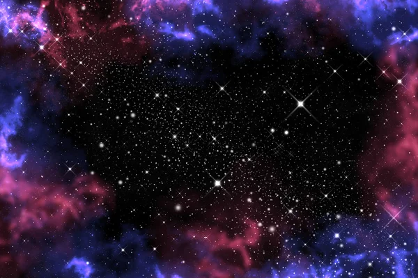 Orion och stjärna i universum — Stockfoto