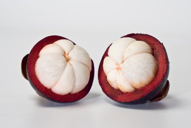 mangosteen, izole