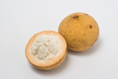 Santol on white background clipart