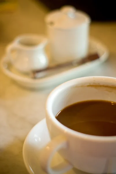 朝のコーヒーカップ — ストック写真