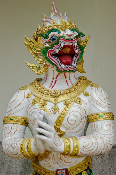 Estilo tailandês nativo de estátua de Hanuman — Fotografia de Stock