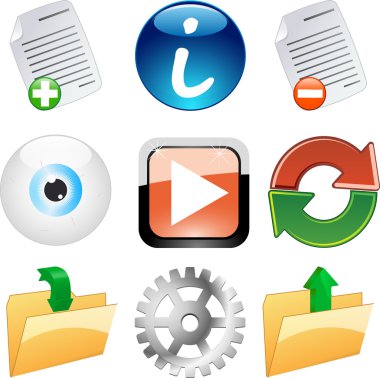 Files icon clipart