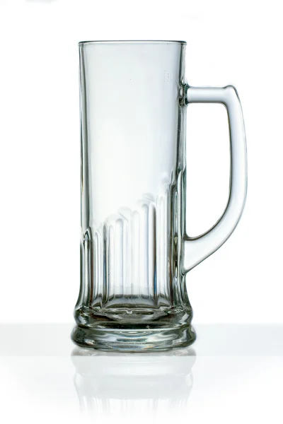 Boş bira bardağı. — Stok fotoğraf