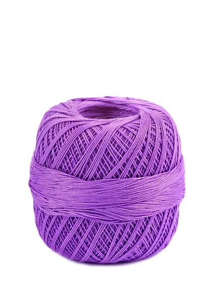 Bobine de coton violet — Photo