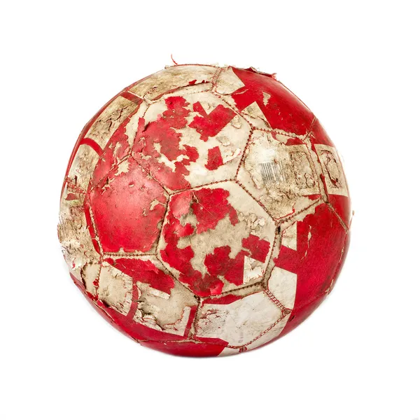 Stock image Old soccer ball