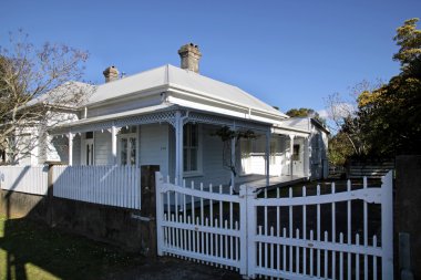 Historic house in Coromandel clipart