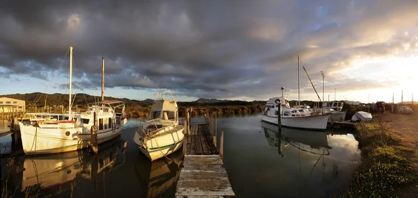 Yachten im Hafen von Coromandel — Stockfoto
