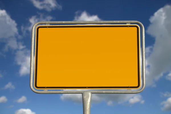 Znak drogowy niemiecki — Zdjęcie stockowe