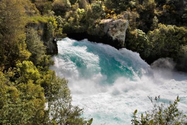 Huka falls yakınındaki taupo