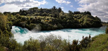 Huka Falls near Taupo clipart