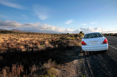 tongariro Ulusal parkta manzara