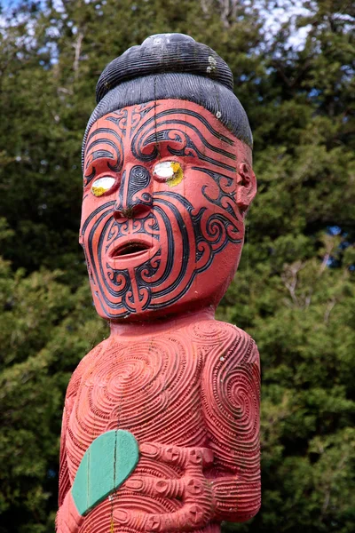 Estatua maorí — Foto de Stock