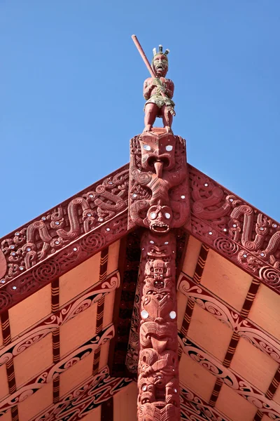 Casa maorí en Rotorua — Foto de Stock