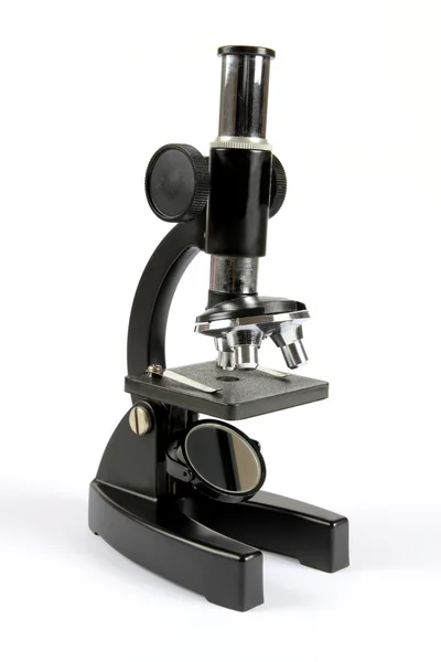 stock image Microscope on white