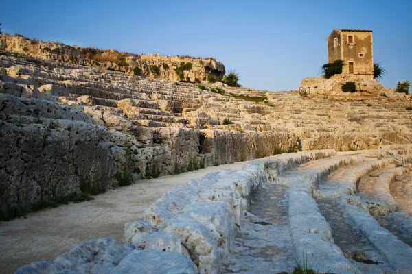 Amfiteatern i Syracusa — Stockfoto