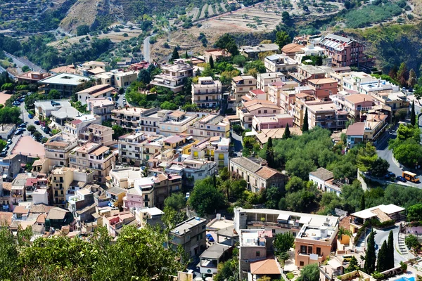 Cidade de Taormina, Sicília — Fotografia de Stock