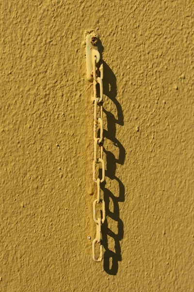 Cadena en pared textred — Foto de Stock