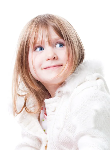 Portrait of little cut girl — Stock Photo, Image