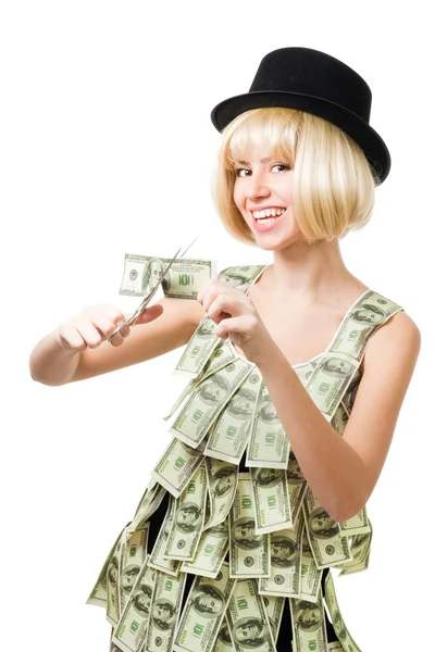Quella donna non ha bisogno di più soldi. — Foto Stock
