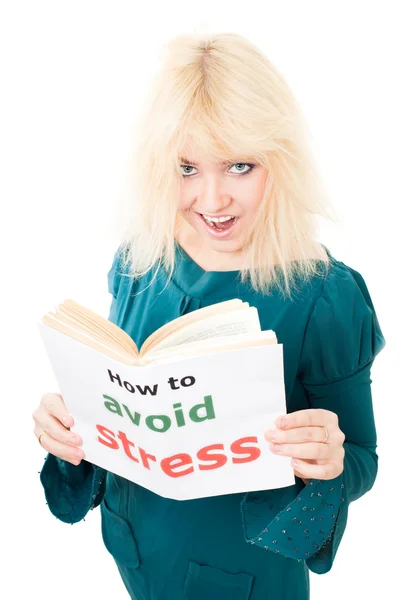 Mujer feliz sabe cómo evitar el estrés —  Fotos de Stock