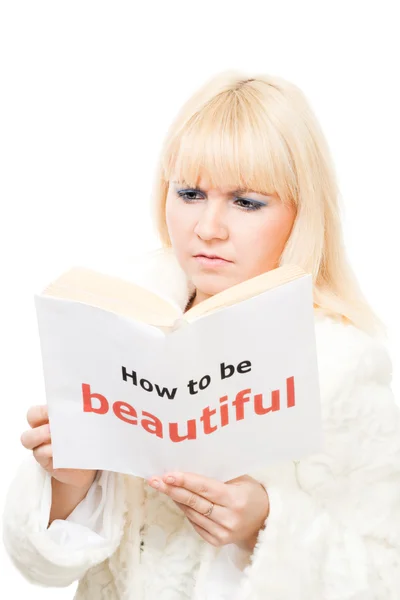 Blonďatá chtějí být krásné — Stock fotografie