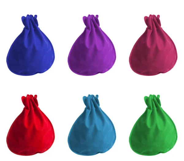 Маленькі кольорові сумки — стокове фото