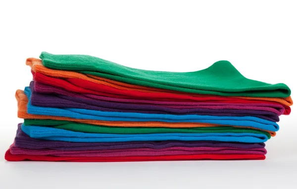 Pilha de meias coloridas — Fotografia de Stock