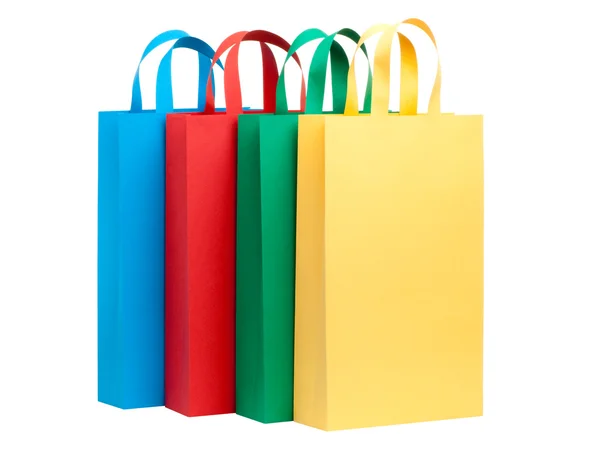 Různé barevné nákupní tašky — Stock fotografie