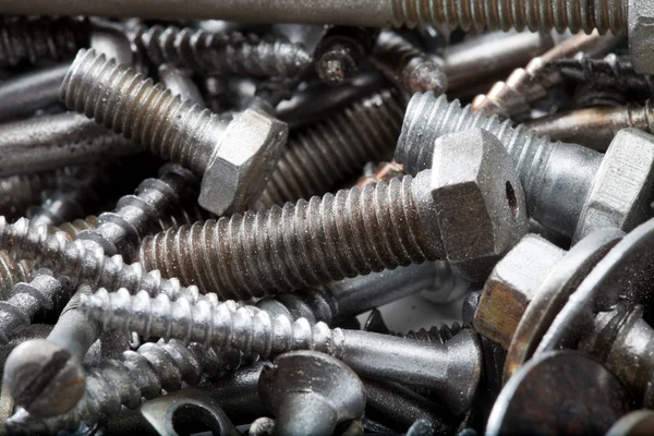 stock image Metal screws of different kind