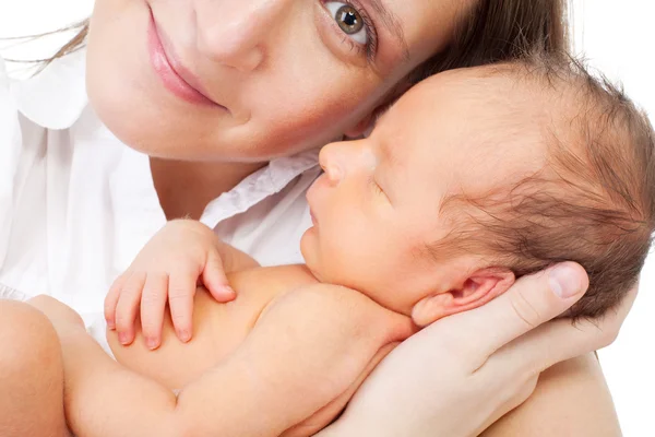 Happy mother and her baby — Stock Photo, Image