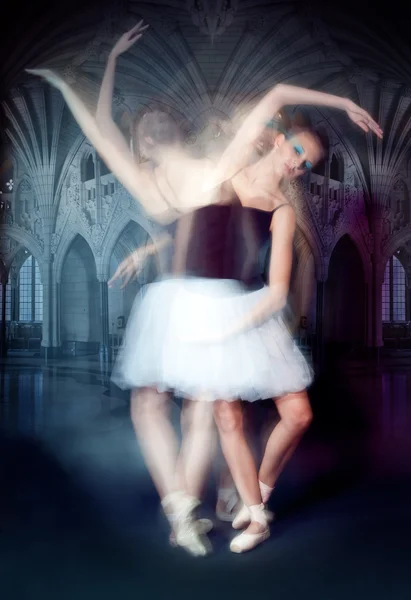Ballerina i rörelse — Stockfoto