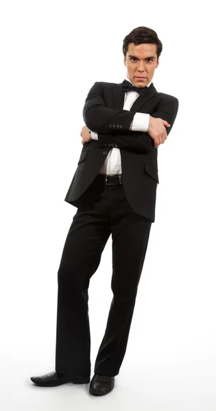 Businessman looking down — Stock Photo, Image