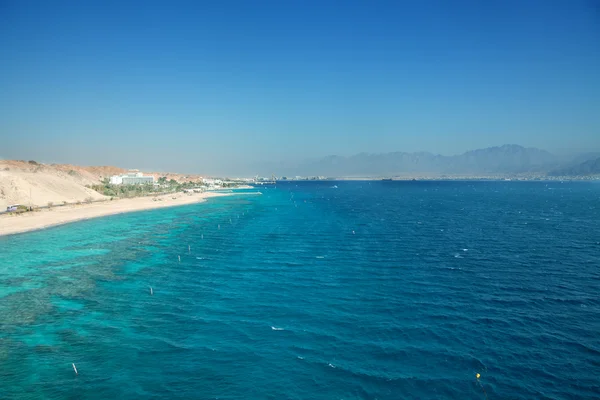 Panorama of Eilat beach — Stock Photo, Image