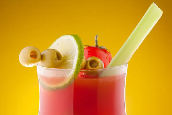 Close-up of bloody Mary cocktail — Stock Photo, Image
