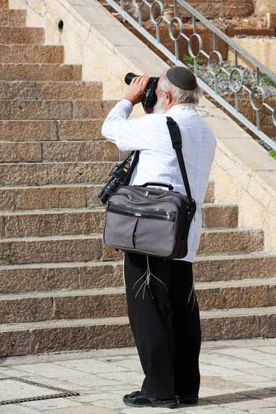 ユダヤ人のカメラマン — ストック写真