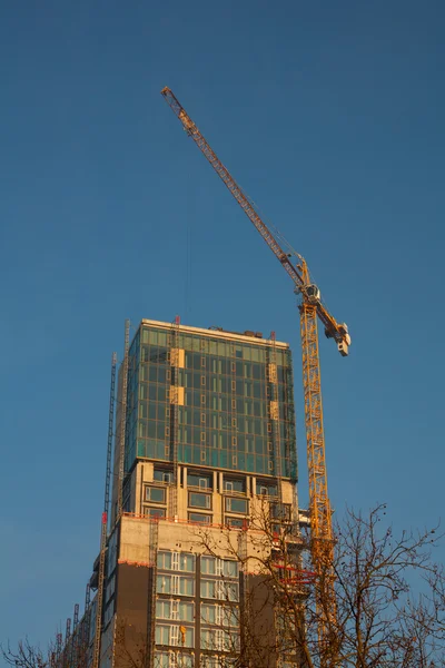 Construction and crane — Stock Photo, Image