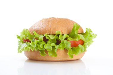 Vejetaryen sağlıklı hamburger