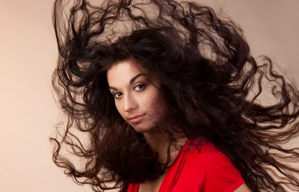 Hairs on the wind — Stock Photo, Image