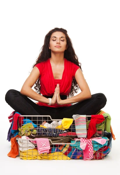 Shopping meditation — Stock Photo, Image